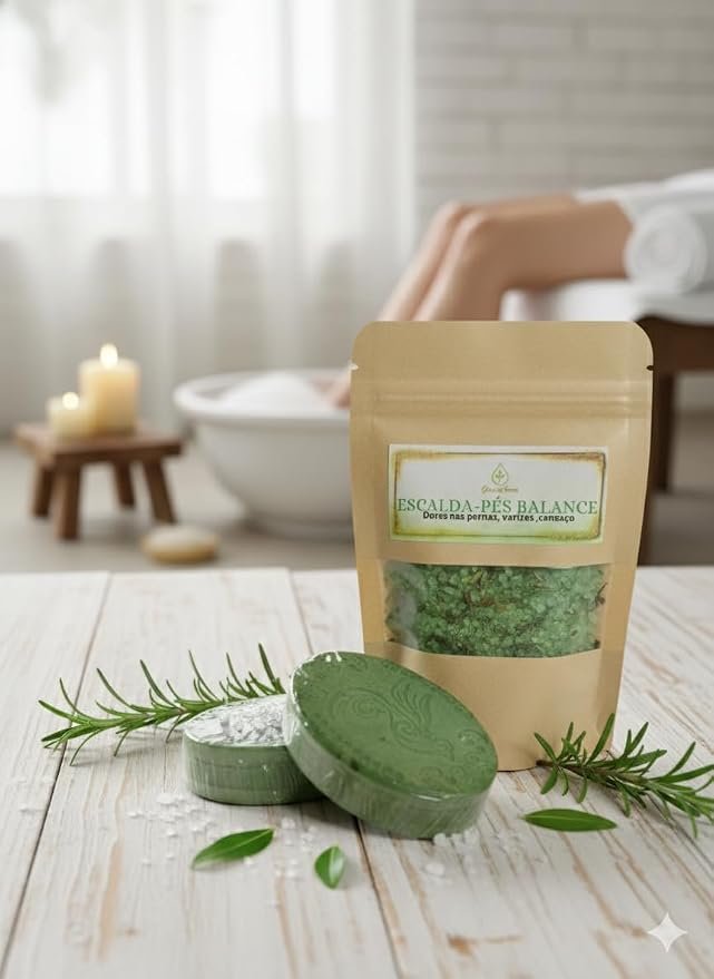 Kit Spa com sabonetes e escalda-pés para presente