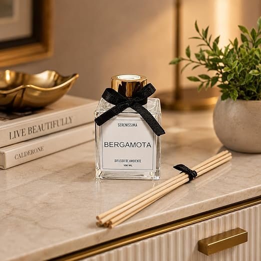 Difusor de ambiente Bergamota como mimo para presente